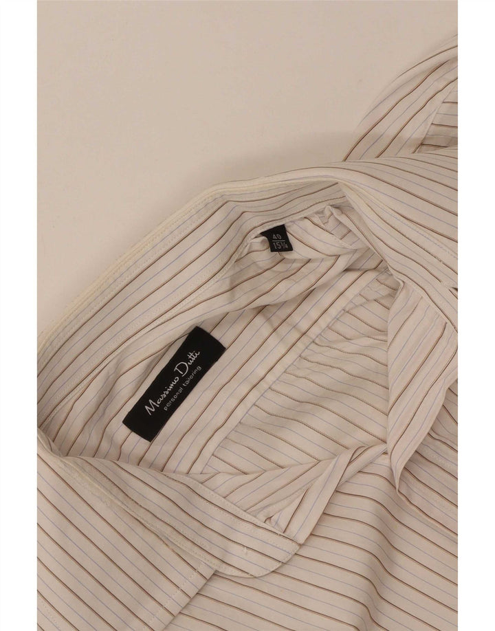 Koszula męska Massimo Dutti rozmiar 40 15 1/2 w średnie białe paski