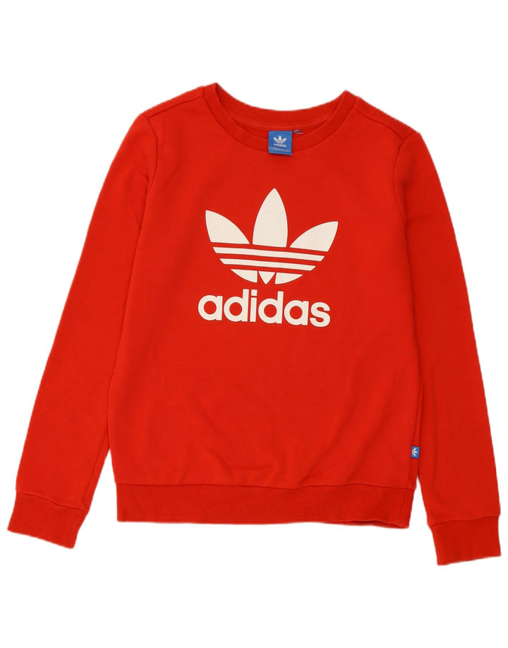 Damska bluza Adidas Graphic Jumper UK 8 Small Red