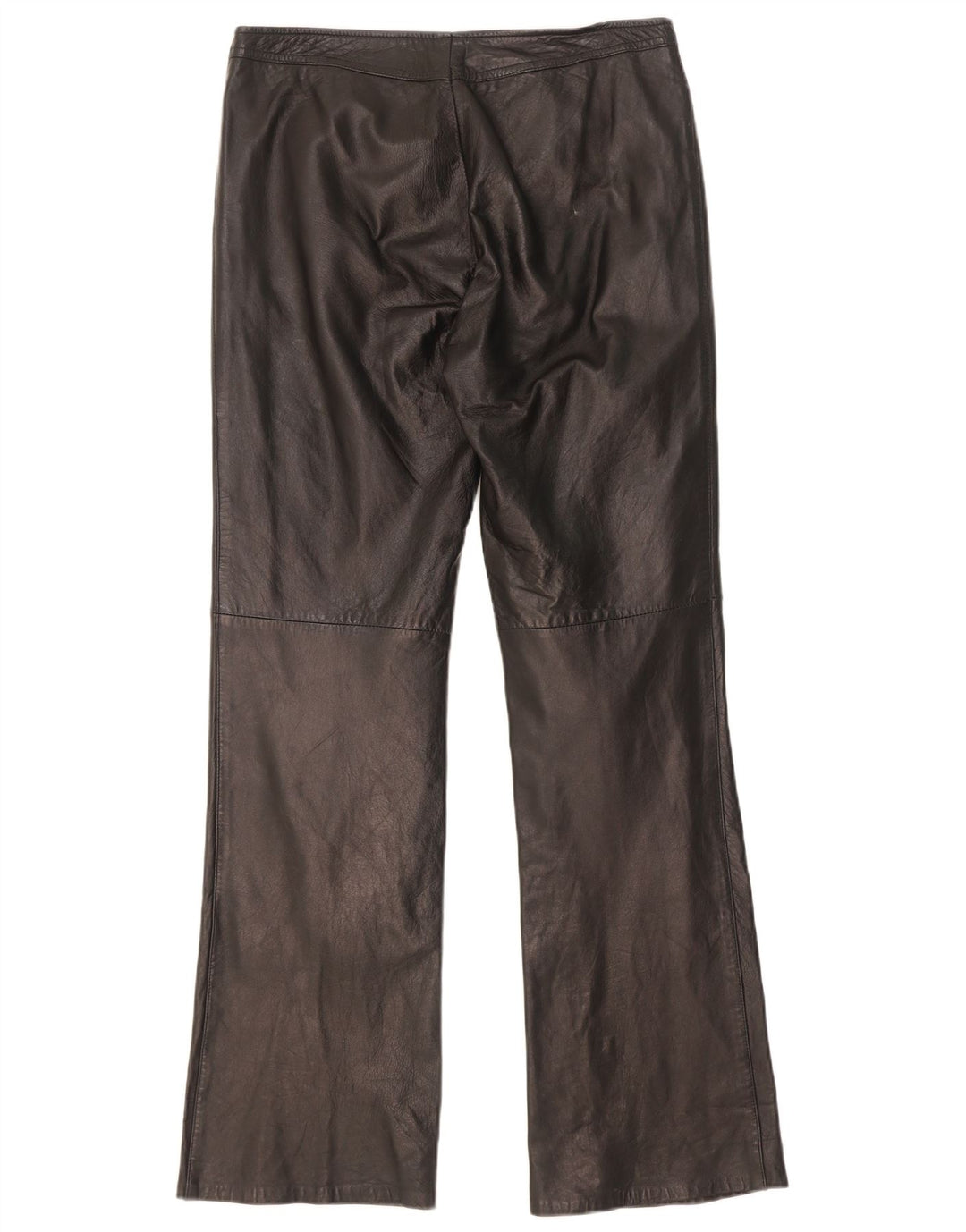 Damskie skórzane spodnie Dakota Bootcut W30 L31 czarne