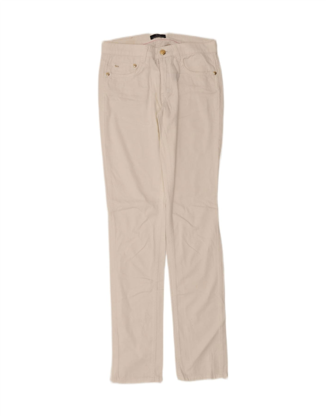 HARMONT & BLAINE Womens Slim Jeans EU 38 Medium W28 L33 White Vintage Harmont & Blaine and Second-Hand Harmont & Blaine from Messina Hembry 