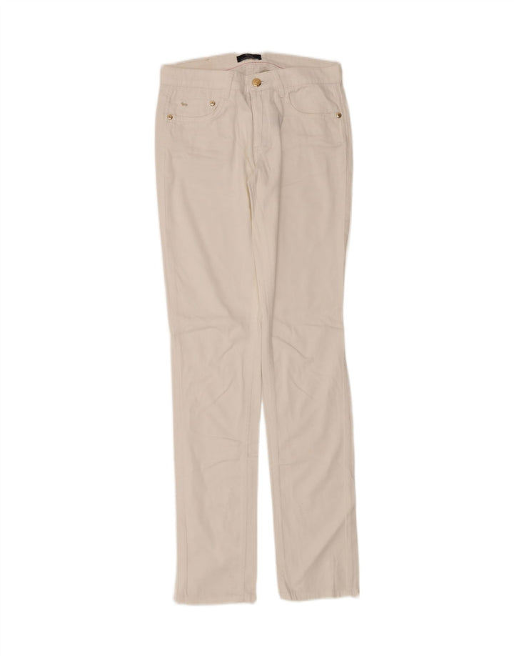 HARMONT & BLAINE Womens Slim Jeans EU 38 Medium W28 L33 White Vintage Harmont & Blaine and Second-Hand Harmont & Blaine from Messina Hembry 