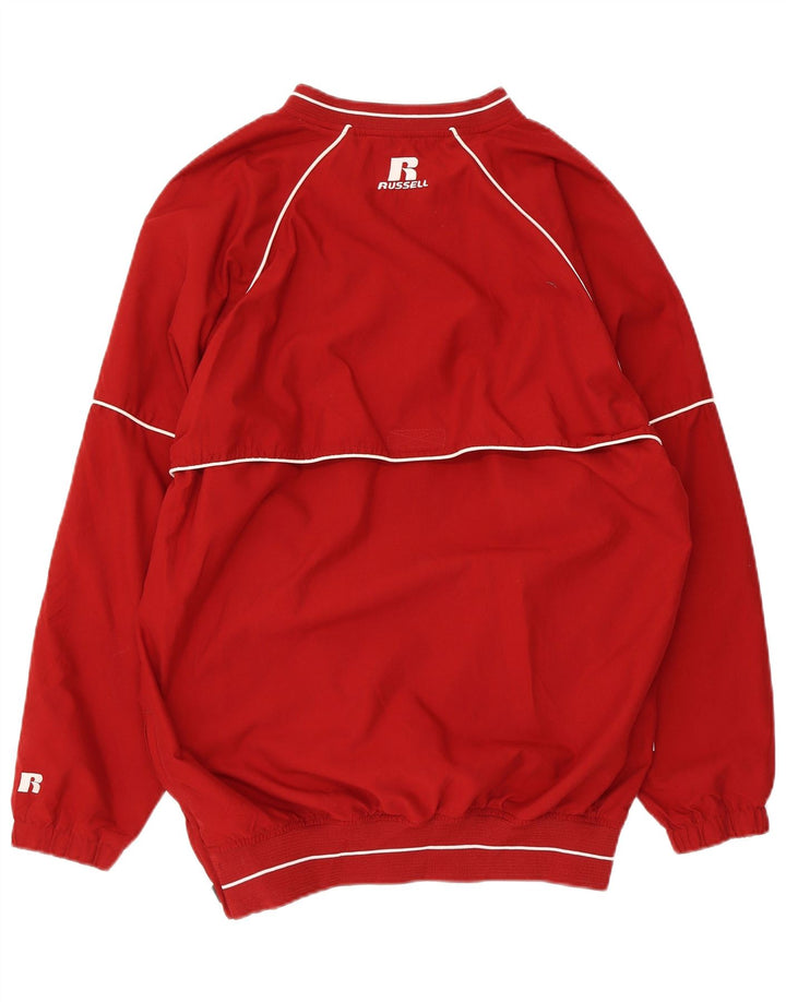 Męska bluza dresowa Russell Athletic, mała, czerwona, poliestrowa
