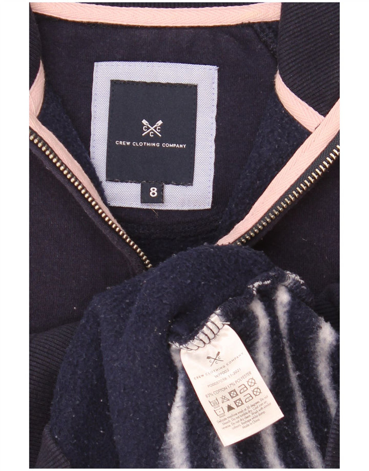 Crew Clothing Damski sweter oversize UK 8, mały, granatowy