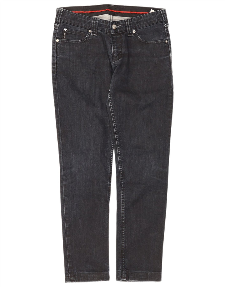 Damskie dżinsy Armani Slim W27 L28 Granatowa bawełna
