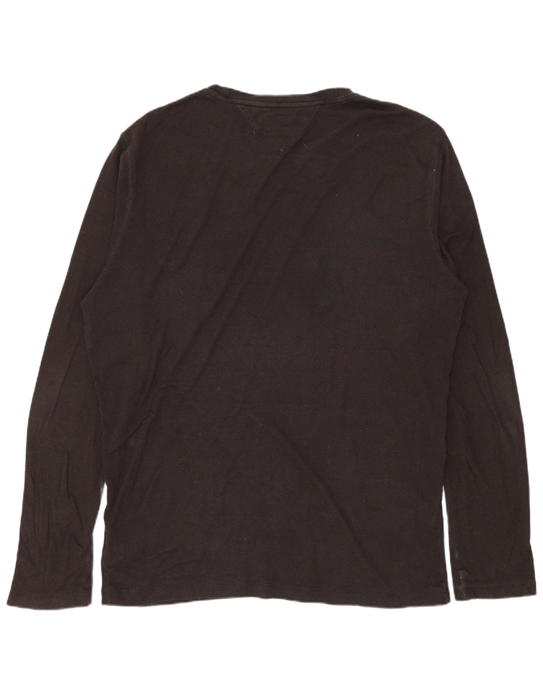 Top męski TOMMY HILFIGER z długim rękawem, 2XL, czarny, bawełniany