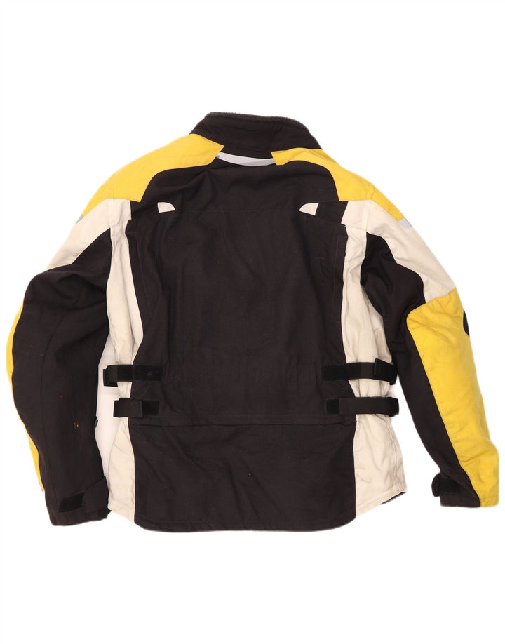 Męska kurtka motocyklowa BMW Motorrad UK 40, duża, czarna, z blokami kolorów