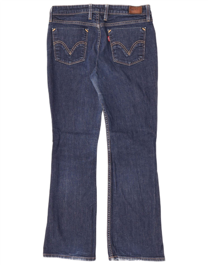 Damskie jeansy Levi's 629 Bootcut W32 L30 Granatowa bawełna