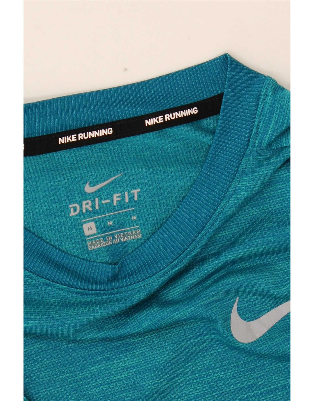 Męski T-shirt Nike Dri Fit, średni niebieski nakrapiany