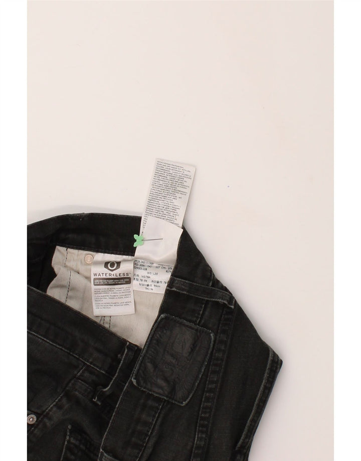 LEVI'S Mens Straight Jeans W31 L30 Black Cotton Vintage Levi's and Second-Hand Levi's from Messina Hembry 