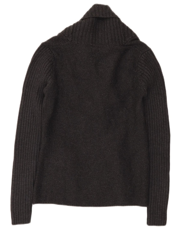 Damski sweter rozpinany z podwójnymi piersiami Jeckerson UK 10 Small Grey