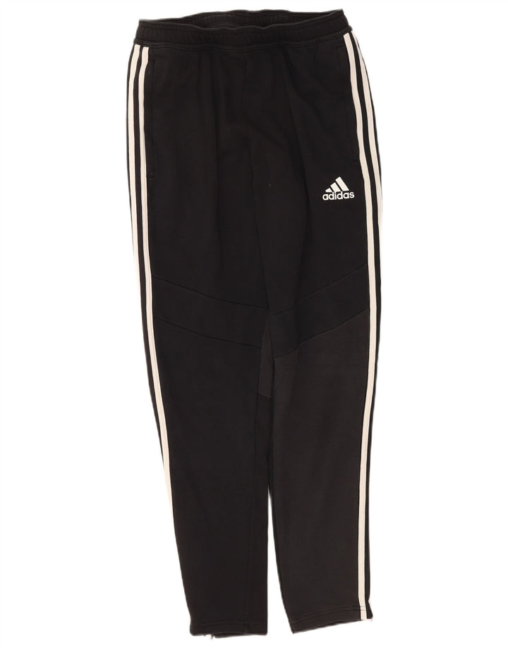 Męskie spodnie dresowe Adidas, małe, czarne, bawełniane