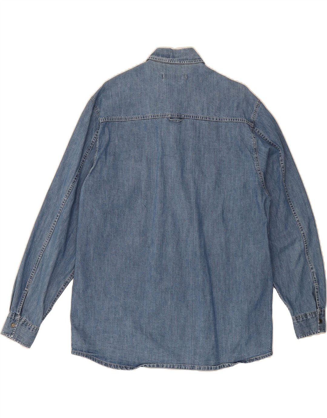 MUSTANG Mens Denim Shirt Large Blue Cotton Vintage Mustang and Second-Hand Mustang from Messina Hembry 