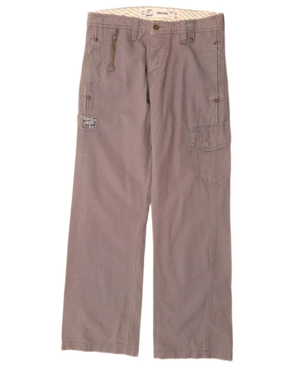 Męskie spodnie cargo Zara EU 40 Medium W31 L31 szare