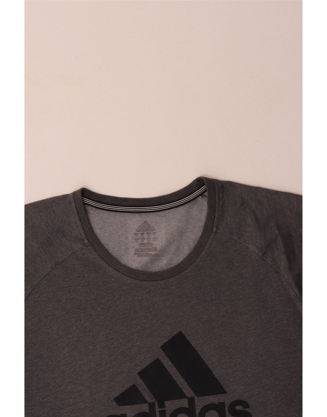 Męska koszulka ADIDAS Climalite Graphic Top XL, szary poliester