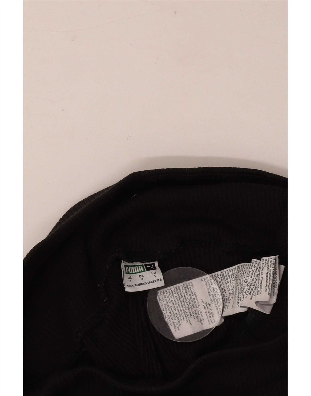 Legginsy Damskie Puma UK 10 Małe Czarne Bawełniane