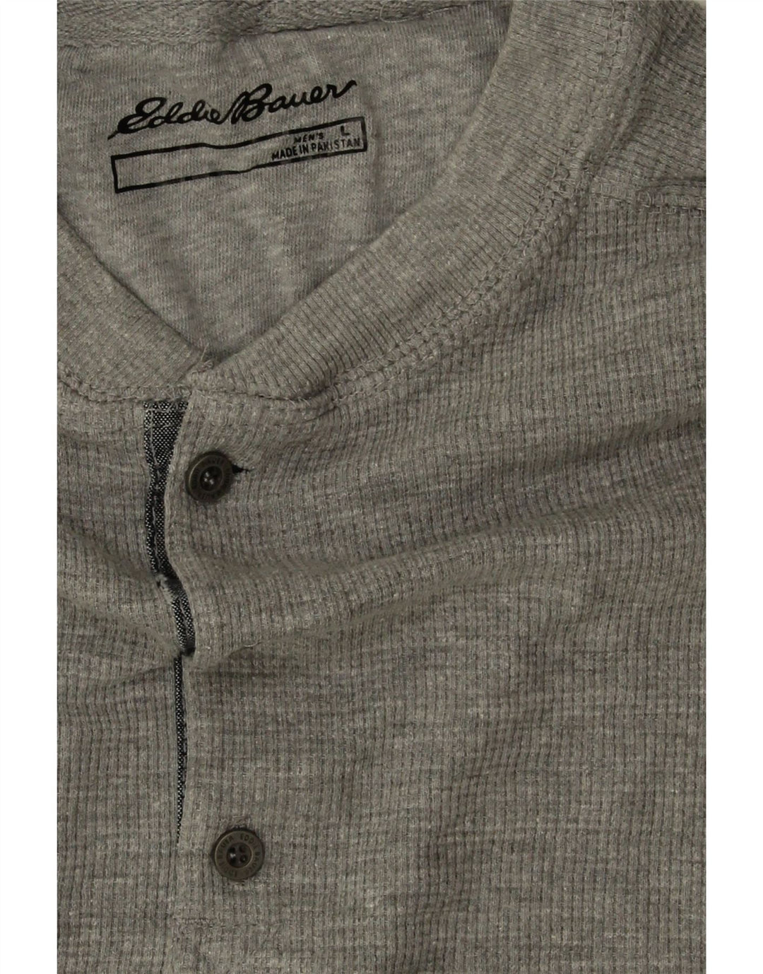 EDDIE BAUER Mens T-Shirt Top Large Grey Cotton Vintage Eddie Bauer and Second-Hand Eddie Bauer from Messina Hembry 