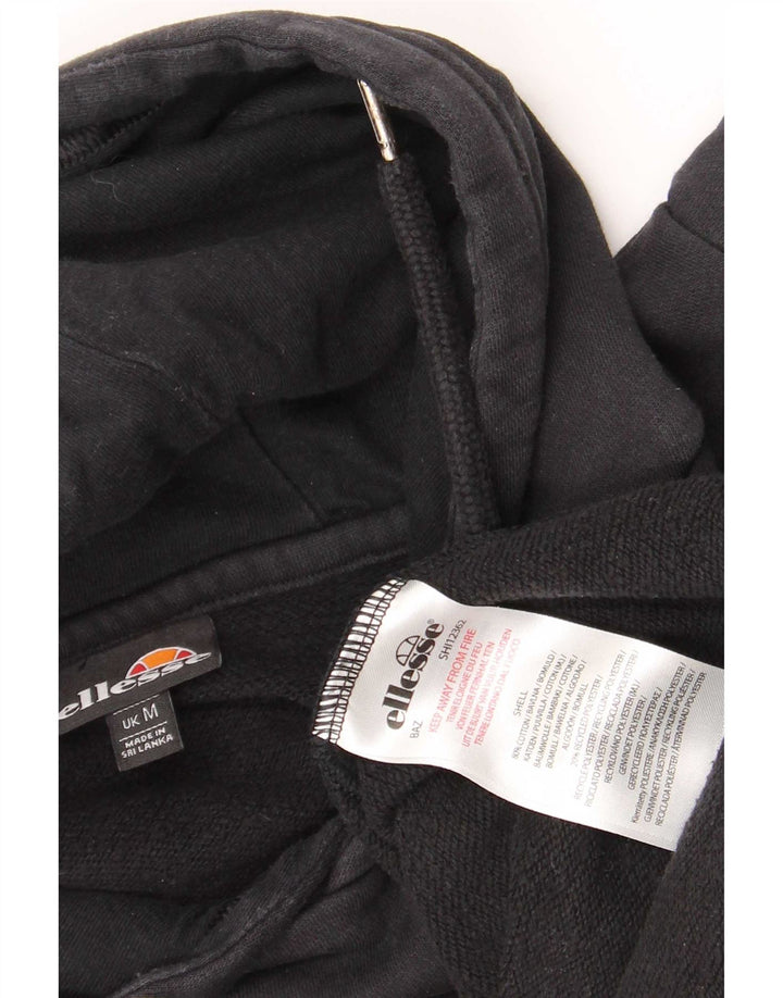 Męski sweter z kapturem Ellesse, średniej wielkości, czarny, bawełniany