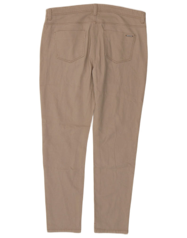 Marks & Spencer Damskie Jeansy Autograph Slim UK 14 Duże W34 L28 Beżowe