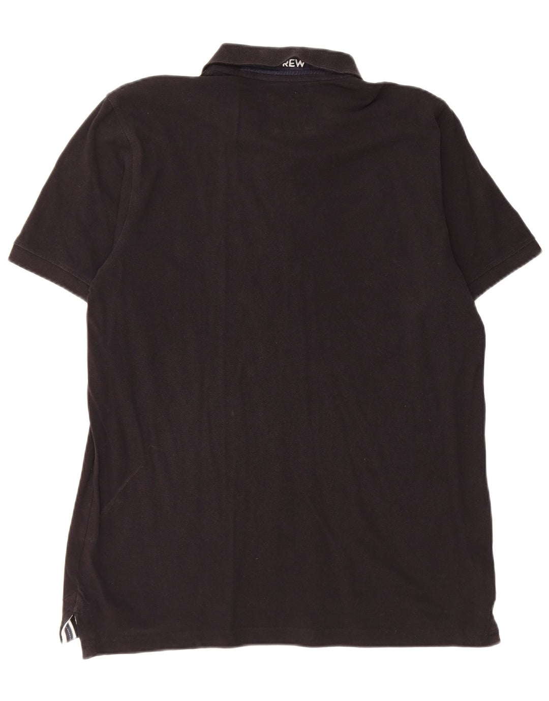 Crew Clothing Męska koszulka polo, duża, czarna, bawełniana