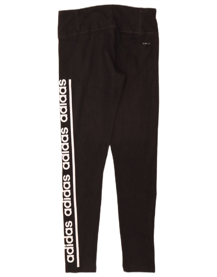 Damskie legginsy adidas Climalite Graphic UK 8/10, małe, czarne, bawełniane