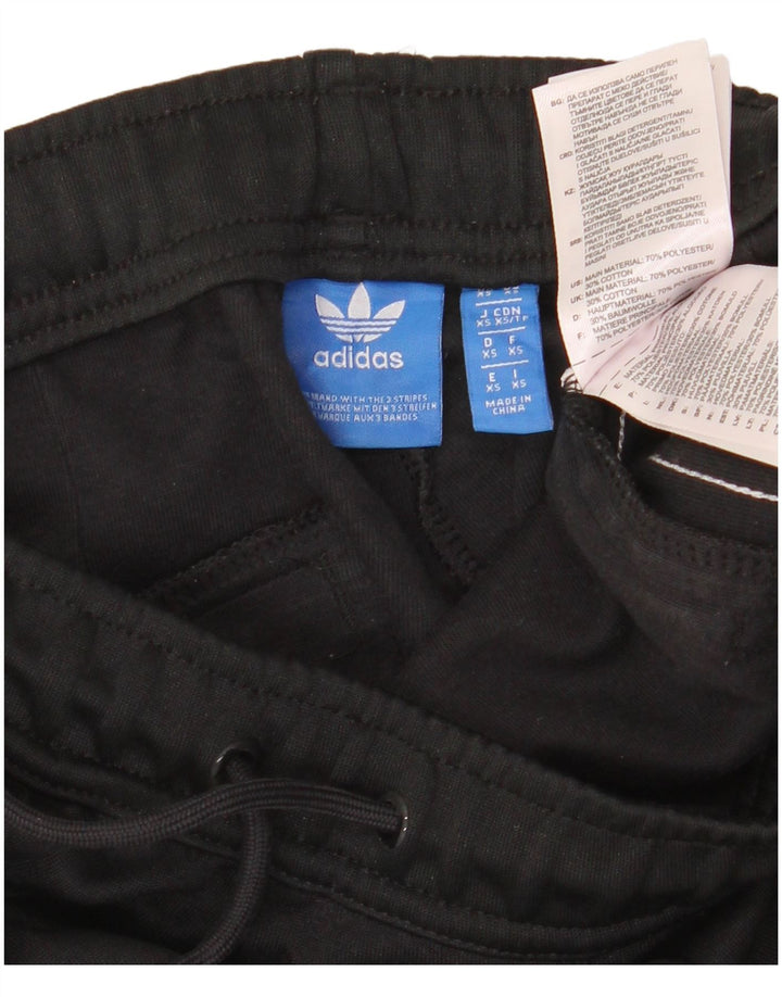Damskie spodnie dresowe ADIDAS UK 6 XS, czarny poliester