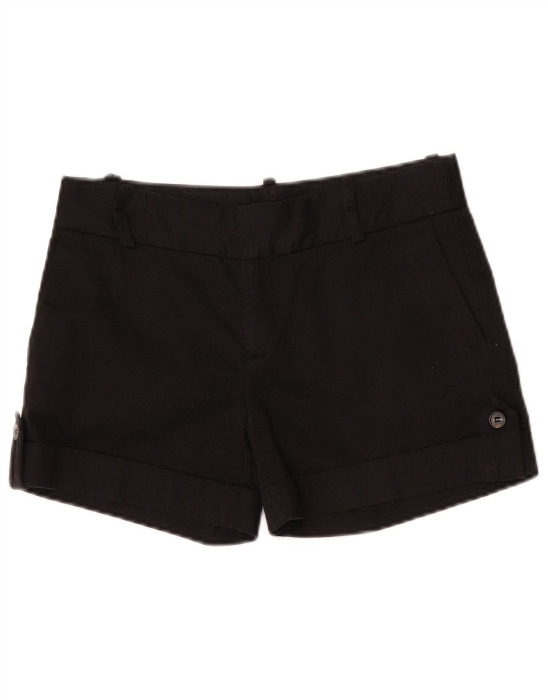 Damskie spodenki chino Zara małe W26 czarne bawełniane