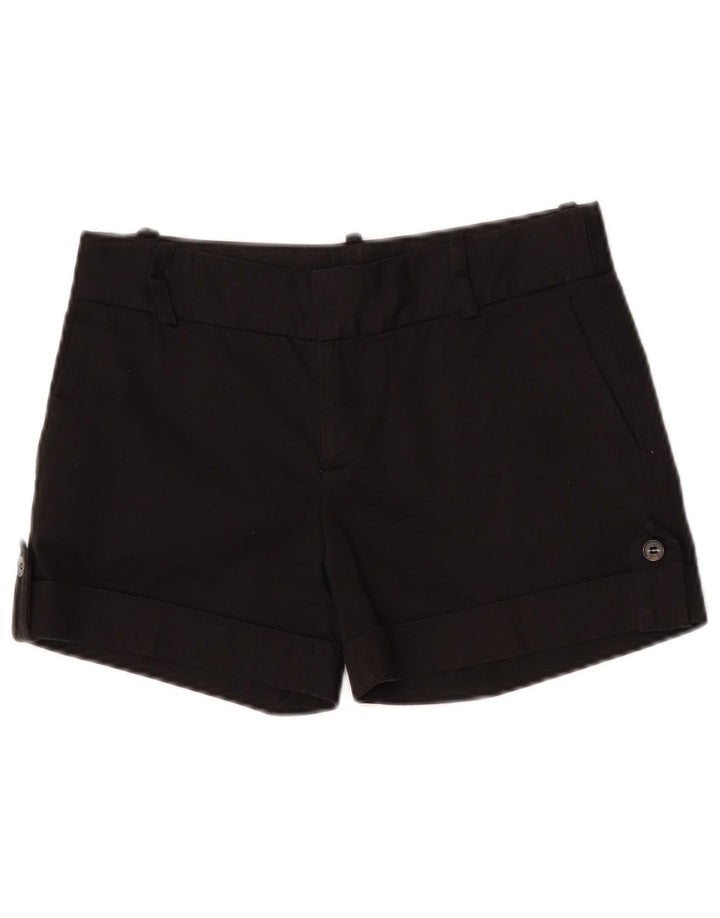 Damskie spodenki chino Zara małe W26 czarne bawełniane