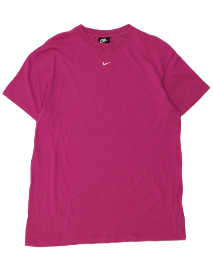 Męski T-shirt NIKE, duży, różowy, bawełniany