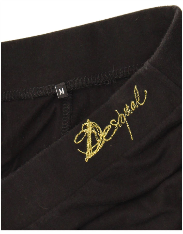Damskie legginsy Desigual Graphic UK 12 Medium Black Paisley