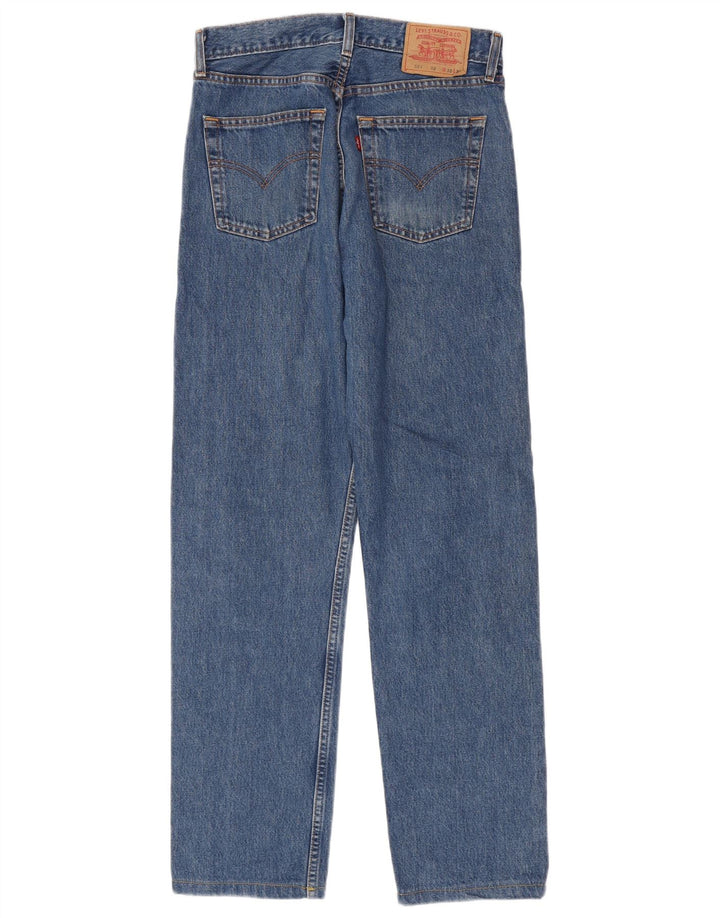 Męskie jeansy Levi's 521 Straight W32 L32 Niebieskie bawełniane