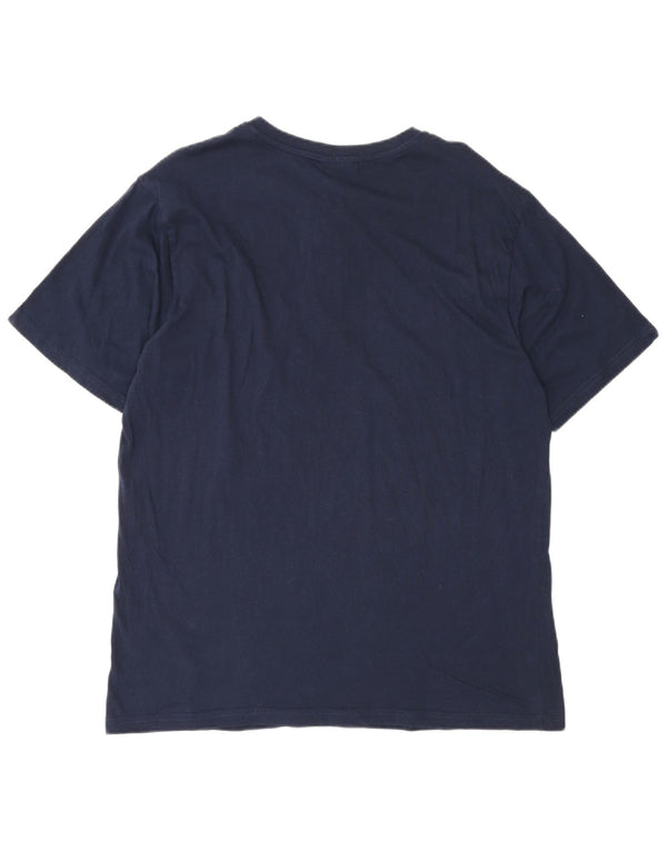 T-shirt męski Fila Top XL, granatowy, bawełniany