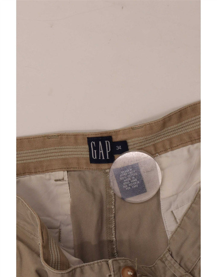 Spodenki męskie Gap Pegged Chino W34, duże, beżowe, bawełniane