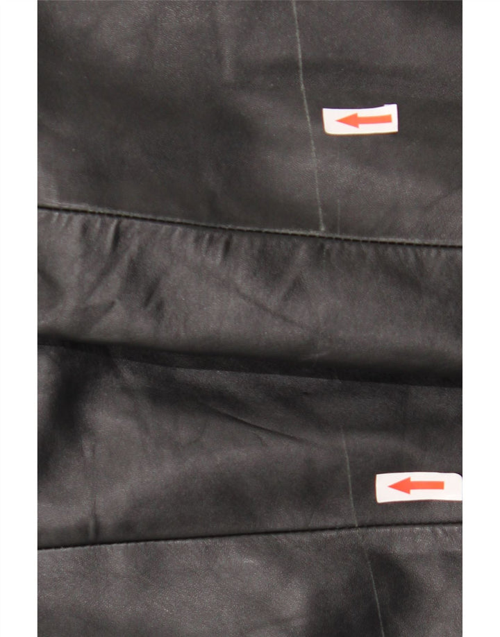 Damski płaszcz skórzany Helium UK 10 Small Black