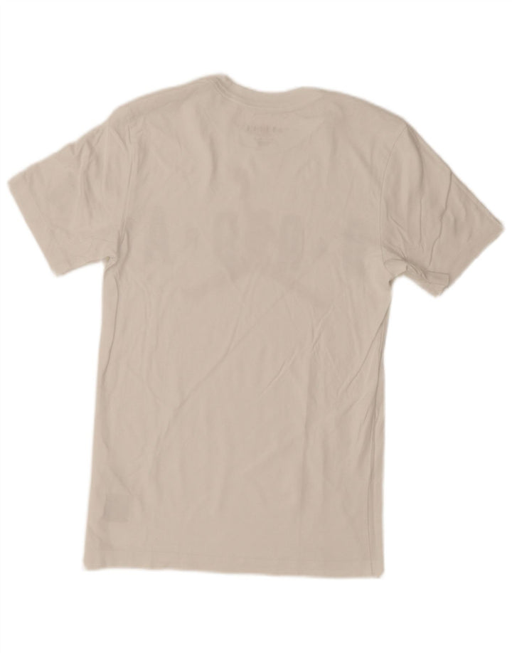Męski T-shirt z grafiką Jordan, top XS, biała bawełna