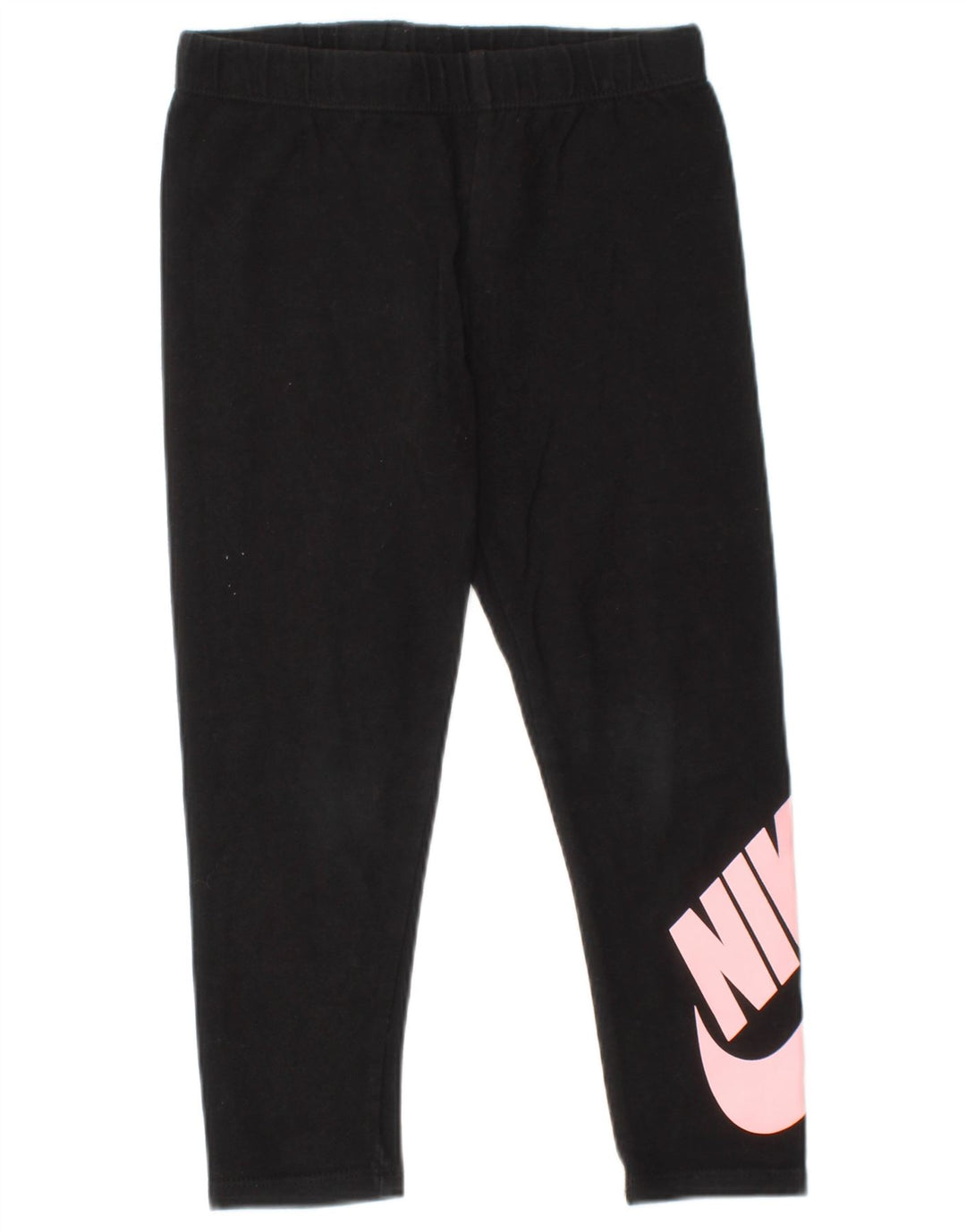 Dziewczęce legginsy z grafiką Nike 4-5 lat, małe, czarne