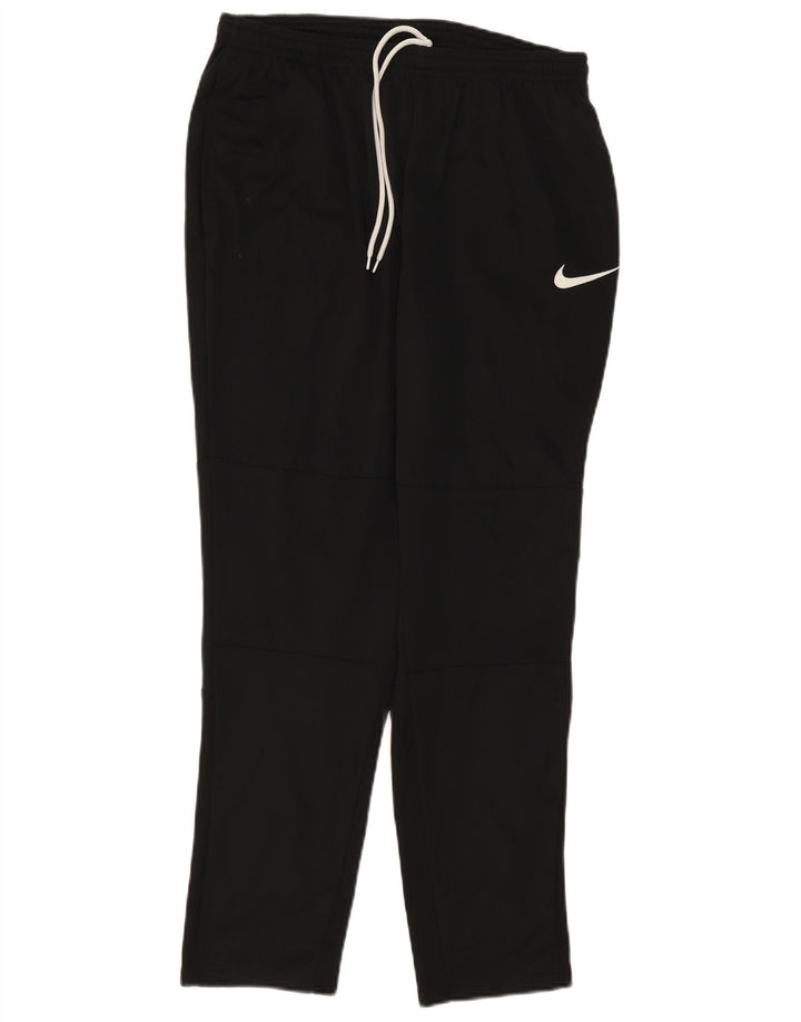 Męskie spodnie dresowe Nike Dri Fit, duże, czarne, poliestrowe