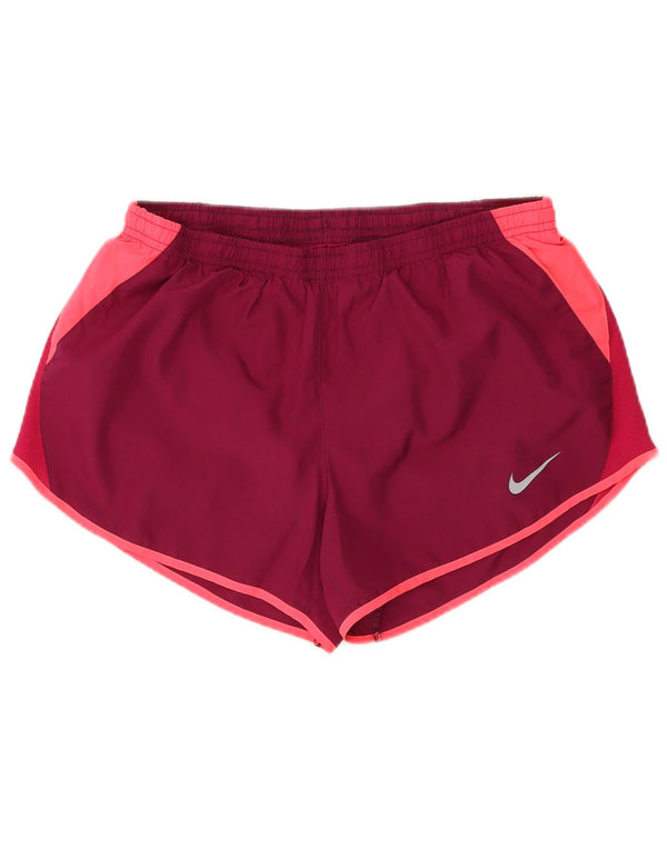 Damskie spodenki sportowe Nike UK 12, poliester w kolorze średniej czerwieni