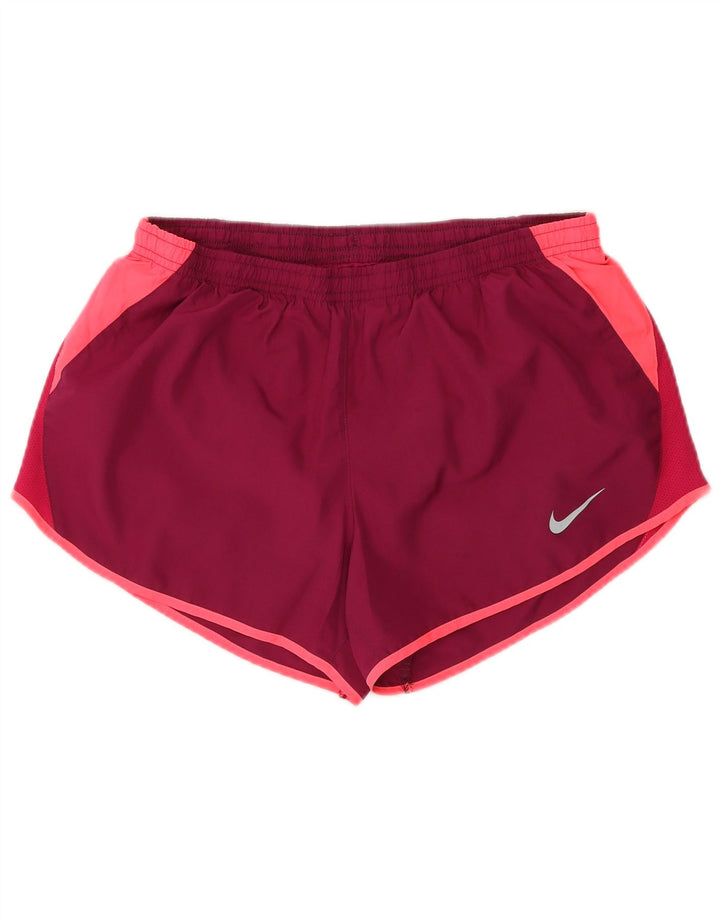 Damskie spodenki sportowe Nike UK 12, poliester w kolorze średniej czerwieni