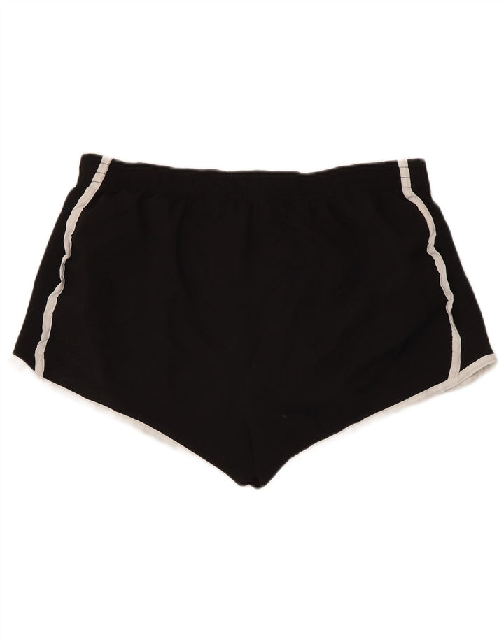 Damskie spodenki sportowe Reebok Regular, duże, czarne, z blokami kolorów