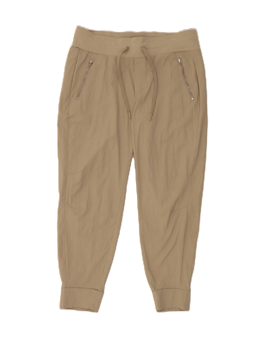 ATHLETA Womens Tracksuit Trousers Joggers US 12 Large  Beige Nylon Vintage Athleta and Second-Hand Athleta from Messina Hembry 