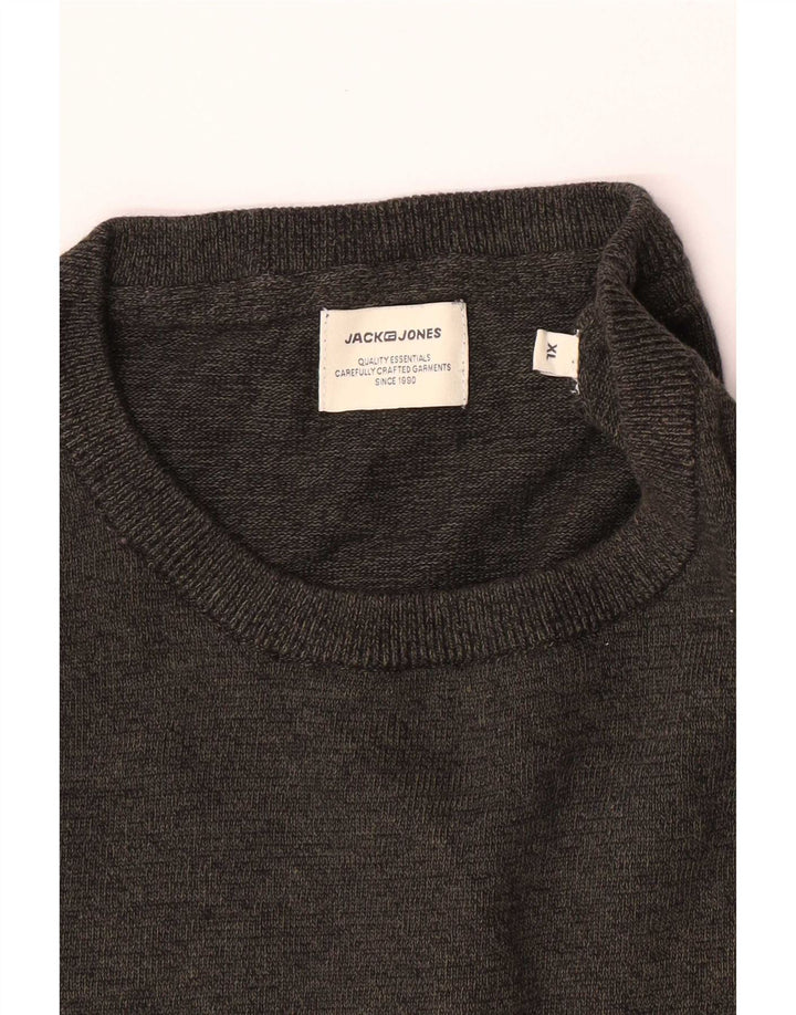 Męski sweter Jack & Jones z okrągłym dekoltem XL, szary