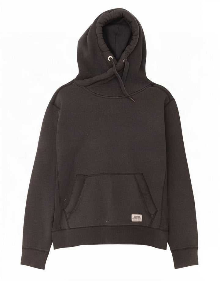 Męski sweter z kapturem Superdry, duży, szary, bawełniany