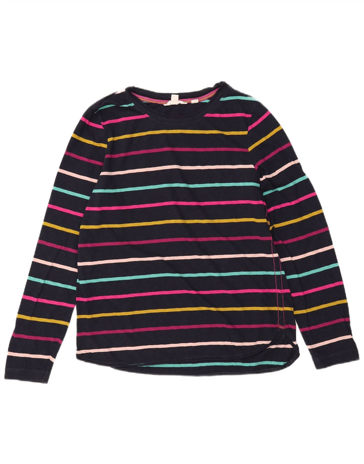 Top damski z długim rękawem WHITE STUFF UK 14 w duże granatowe paski