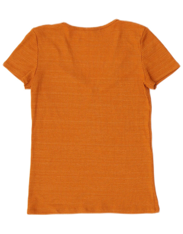 T-shirt damski Zara Top UK 10, mały, pomarańczowy