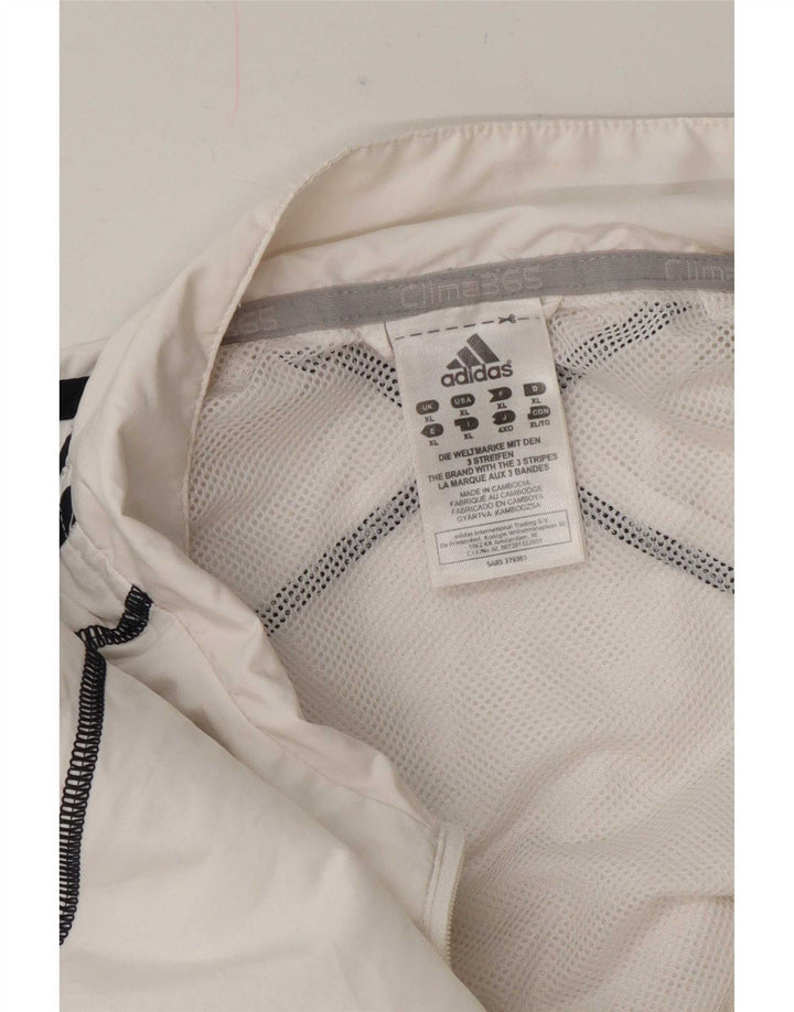 Adidas Męska bluza dresowa XL Biały poliester
