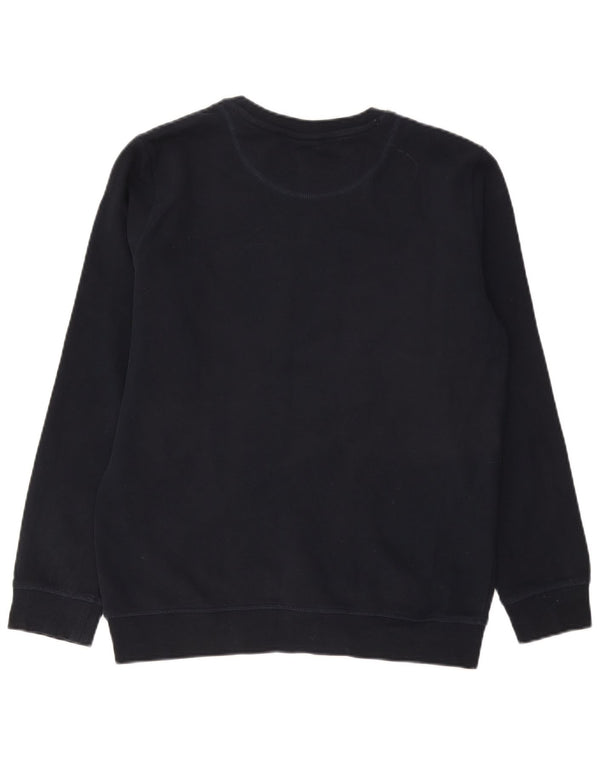 HELLY HANSEN Męski sweter z grafiką XL, granatowy, bawełniany