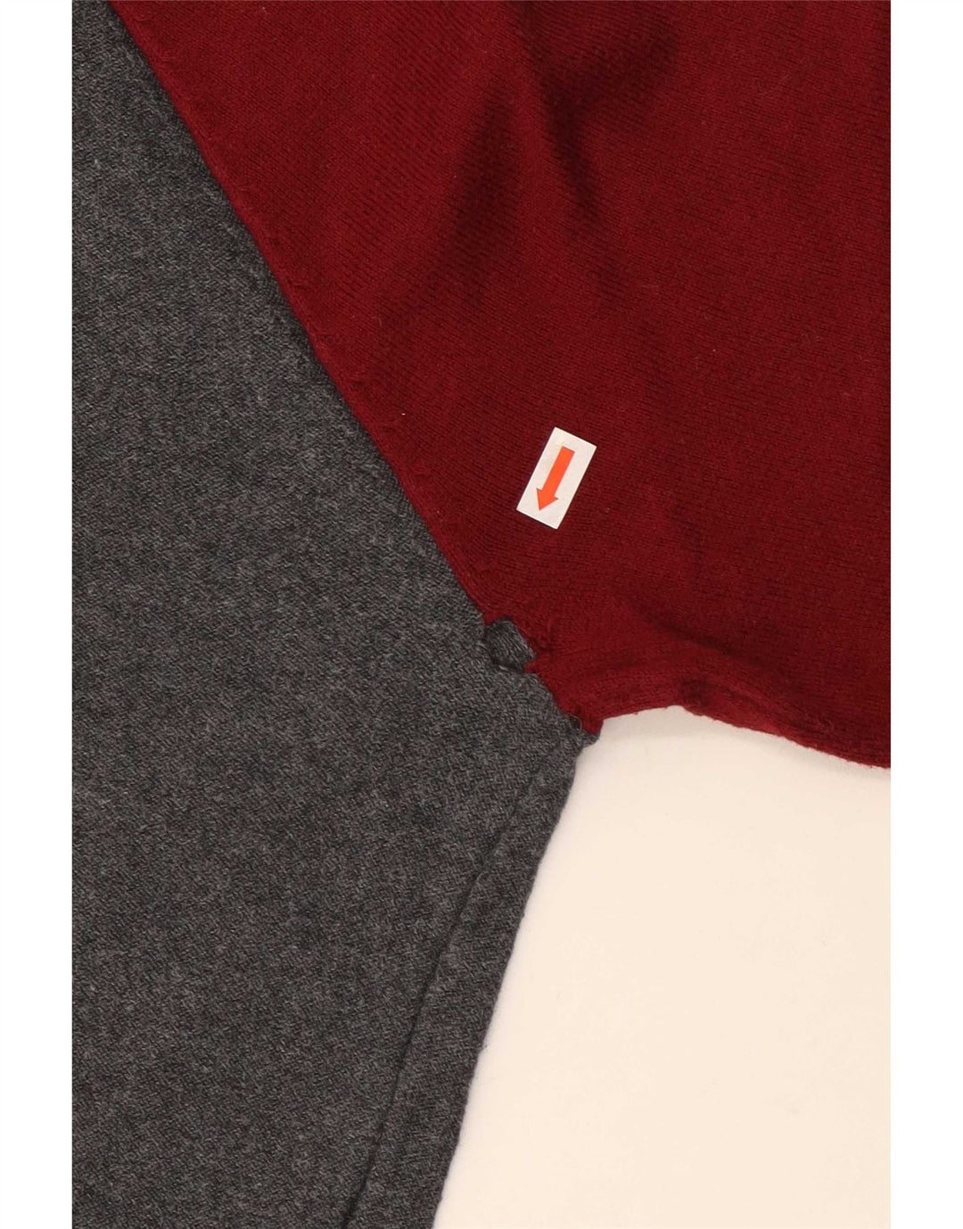 Męski sweter Jack Wills z okrągłym dekoltem, średnioszary, bawełniany w bloki kolorów