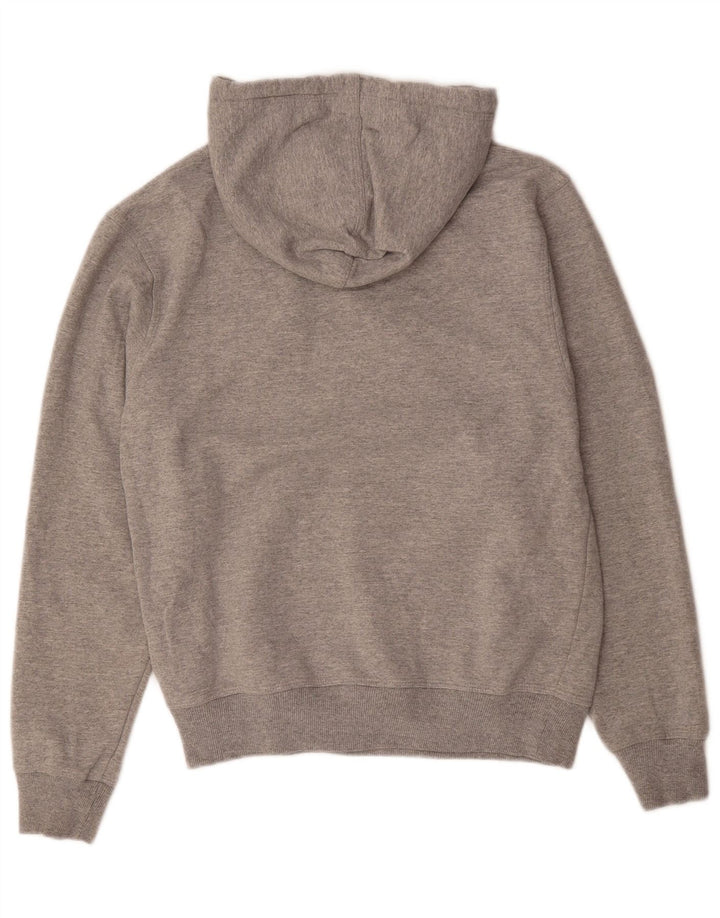 CHAMPION Mens Graphic Hoodie Jumper Small Grey Cotton