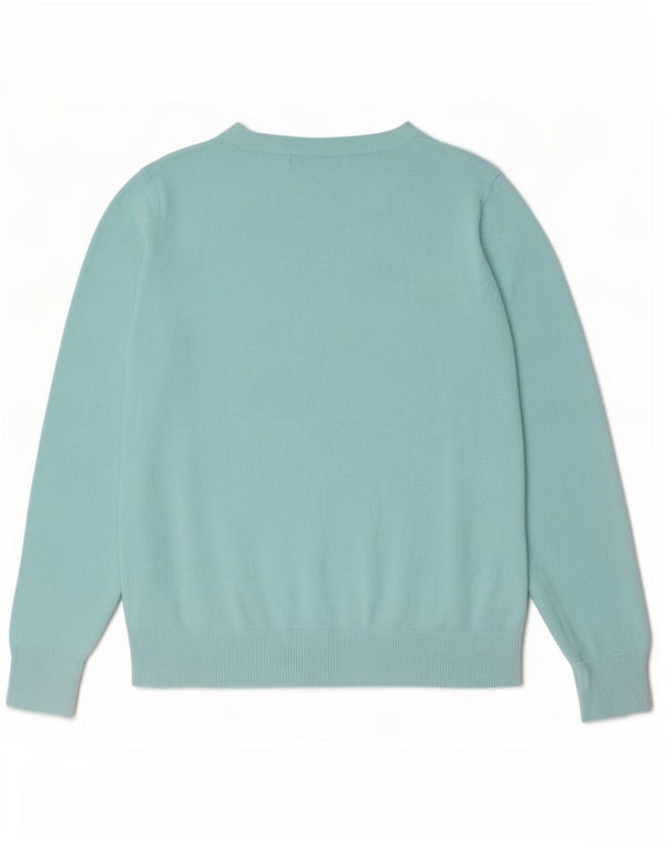 Sweter damski Marks & Spencer z okrągłym dekoltem, UK 12, średni turkus