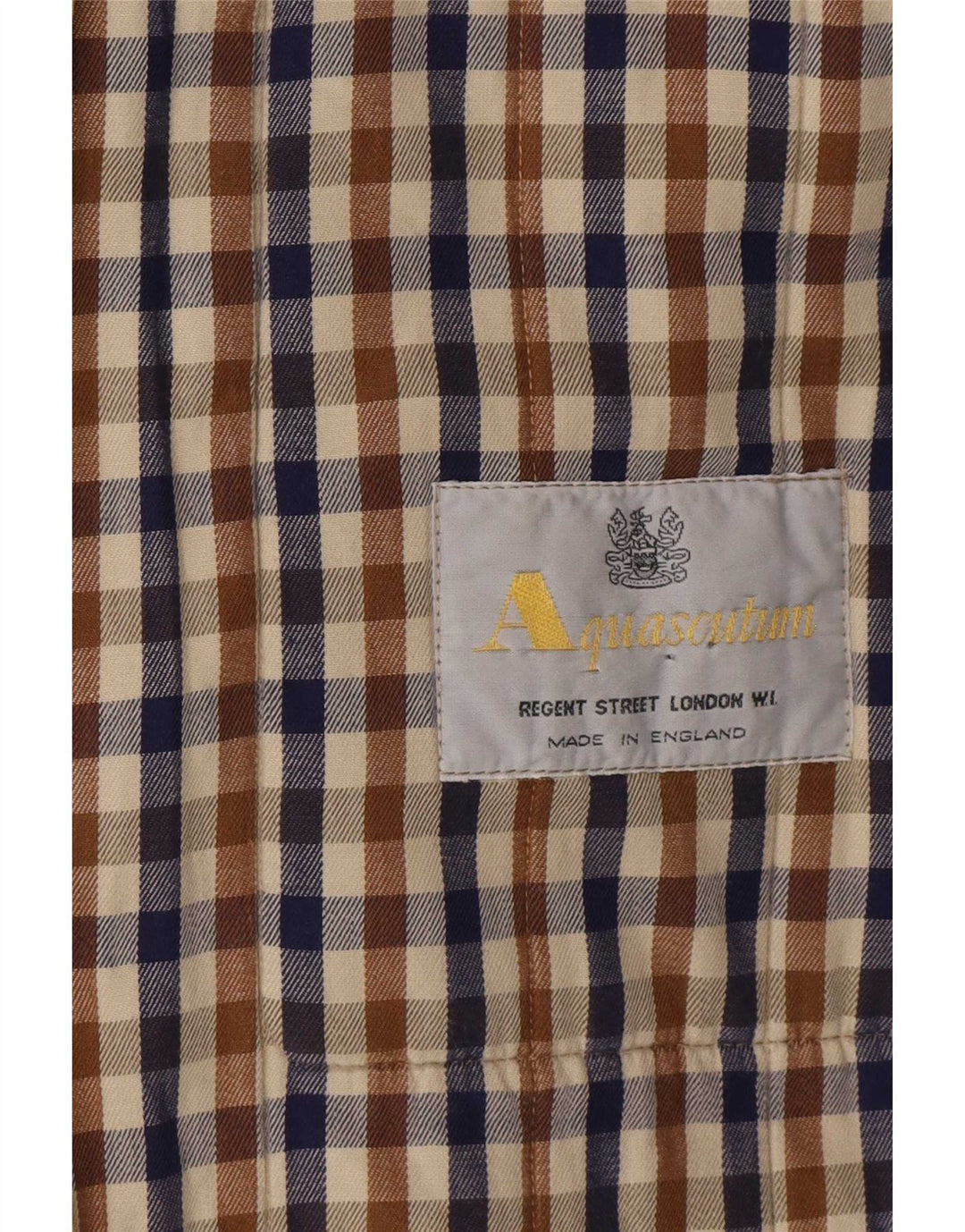 Damski płaszcz oversize Aquascutum UK 16, duży, beżowy, poliester